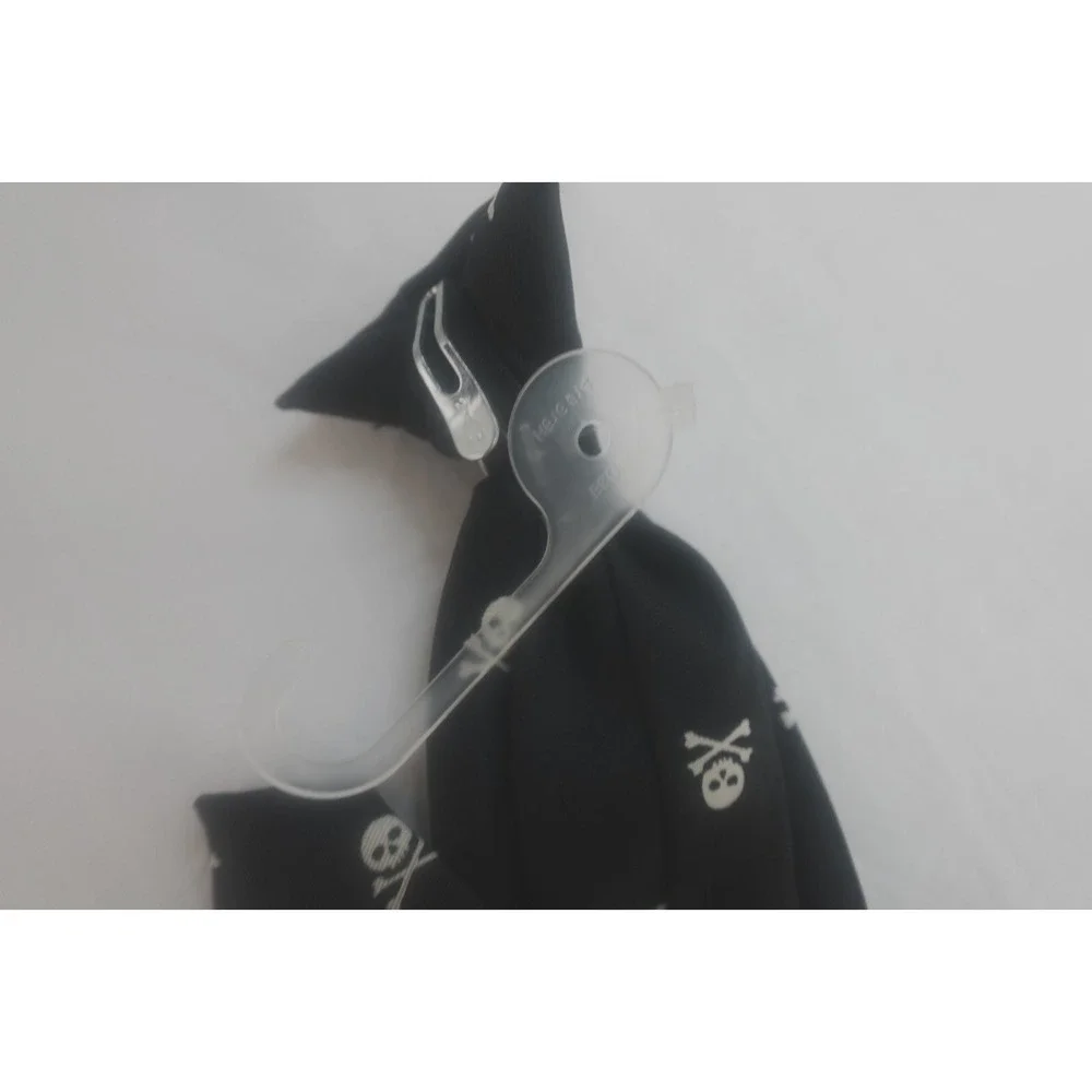 NWT Baby Gap Skull Print Clip On Tie Black‎ White Toddler Kids